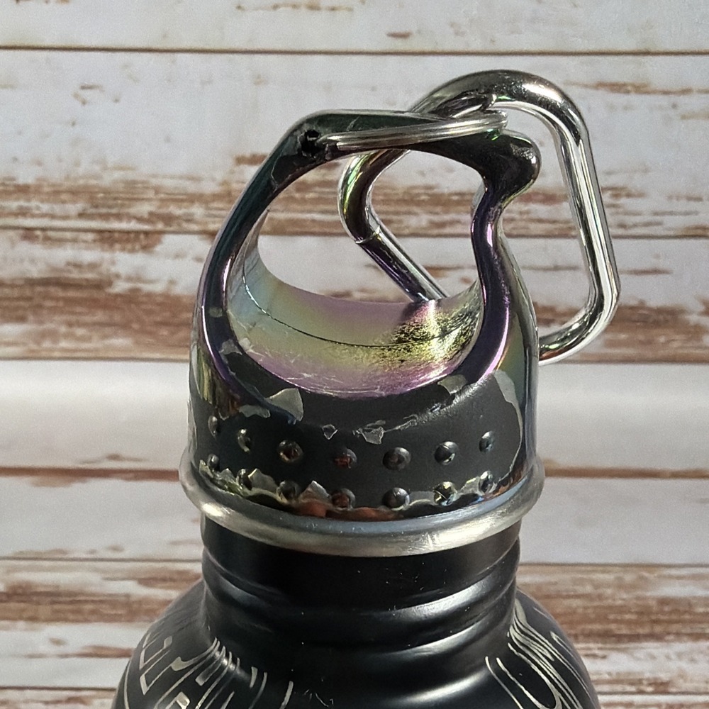 Disney Parks Cars Land Neon Lights Stainless Steel Water Bottle Used - Picture 4 of 5
